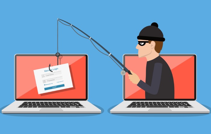phishing campaign that steals the credentials
