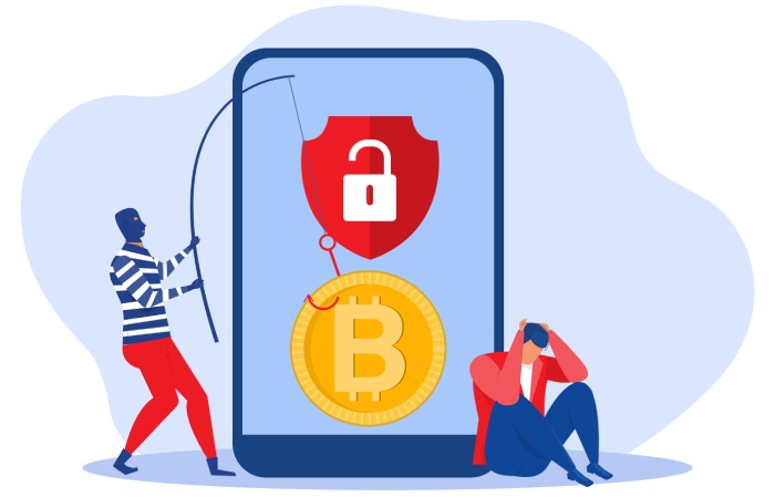  Cryptocurrency phishing 