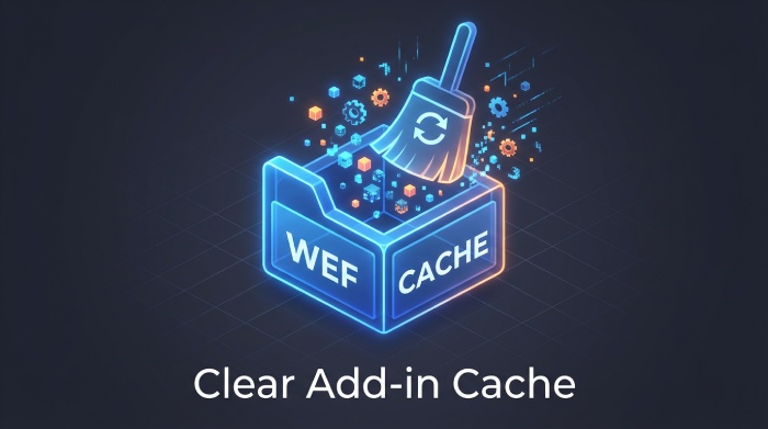 Clear web add-in cache
