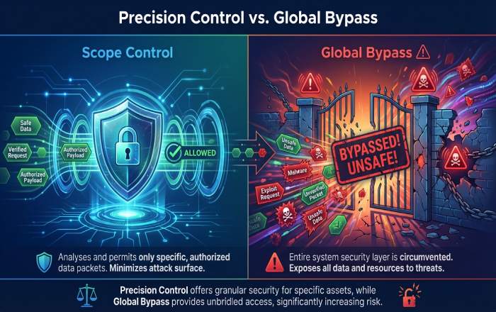 Precision vs. Global Bypass Diagram